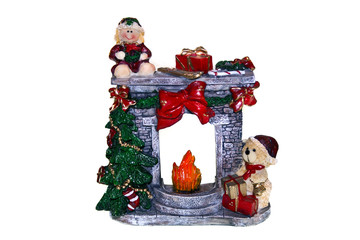 christmas toy isolated on white background