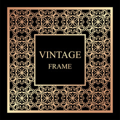 Obraz premium Vintage ornamental frame