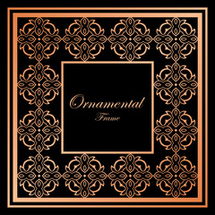 Vintage ornamental frame