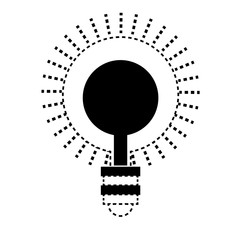 birght light bulb icon