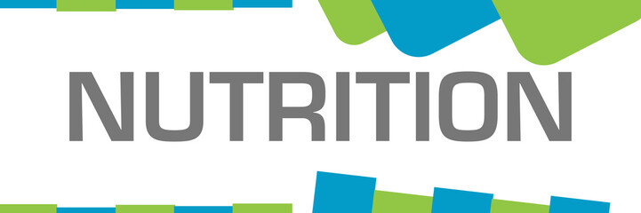 Nutrition Green Blue Shapes Horizontal 