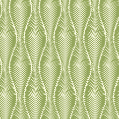 Seamless abstract green pattern of leaves.