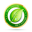 écologie logo 100% nature