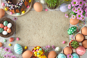 Easter sweets and decorations