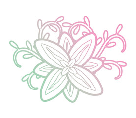 tropical flower icon