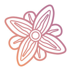 tropical flower icon