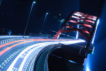 音戸大橋の夜景