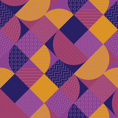 Abstract multicolored geometric pattern.