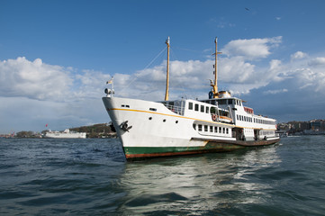 Passenger ship in Istanbul