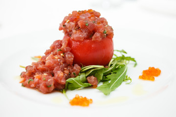 Fresh salad with tomatoes