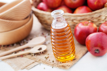 bottle of Apple cider vinegar
