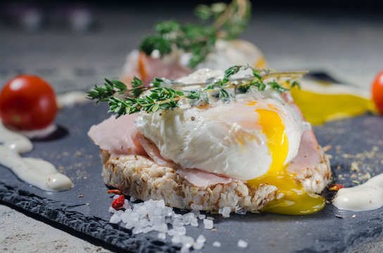 Delicious breakfast - eggs benedict
