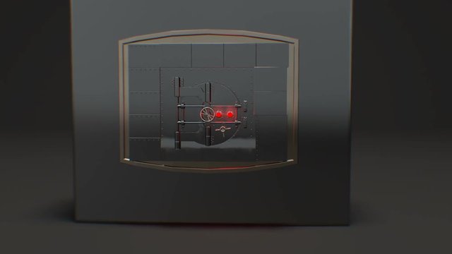 Dollar symbol 2 step authentication concept