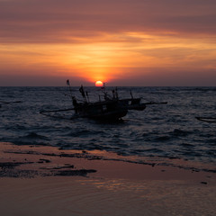 Sunset in Sumatra