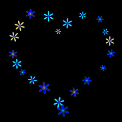 Cute Floral Pattern with Simple Small Flowers for Greeting Card or Poster. Naive Daisy Flowers in Primitive Style. Vector Background for Spring or Summer Design.
