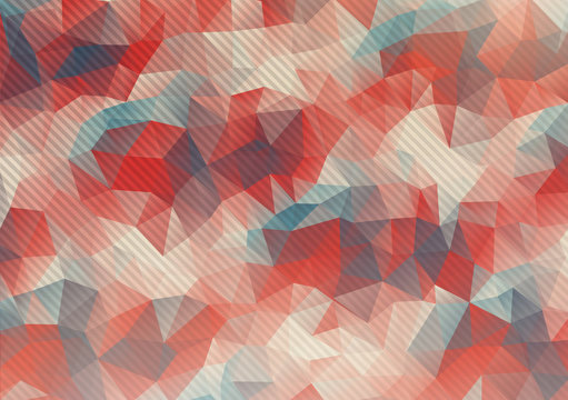 Flat pastel colors polygonal background
