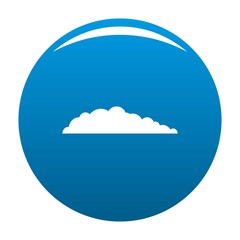 Meteorology icon vector blue circle isolated on white background 