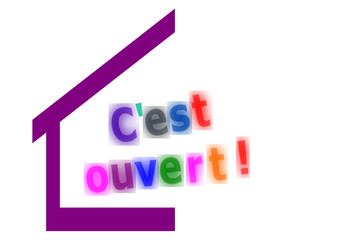 c'est ouvert, concept 