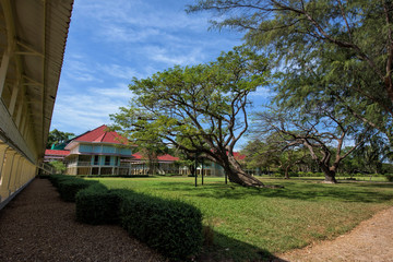 Thai wooden palace in Phetchaburi