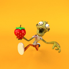 Fun zombie - 3D Illustration