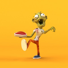 Fun zombie - 3D Illustration