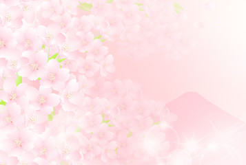 Fototapeta premium 富士 桜 日本の春