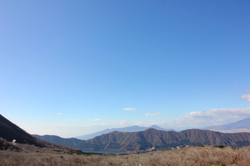 Fototapeta na wymiar Mount Fuji from the high view.