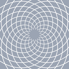 Rotation circular lines pattern.