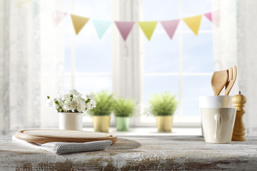 table background and easter time 