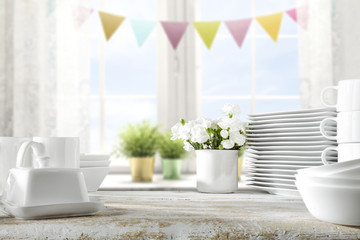 table background and easter time 