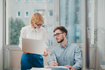 Monitoring progress at the office