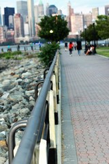 Vista de New York desde el Liberty Park
