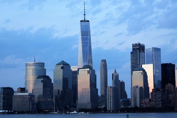 Vista de New York desde el Liberty Park