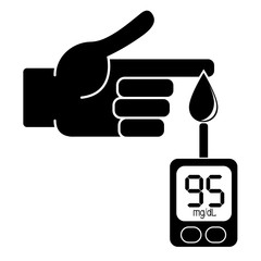 Measurement of glucose in the blood
