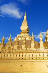 View of the Pha That temple. Vientiane, Laos