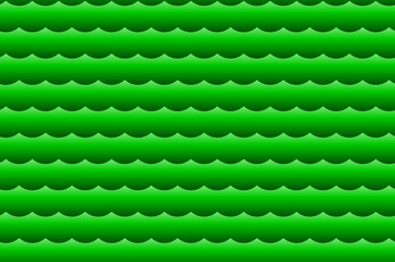 Waves - abstract green vector pattern, Wave background,