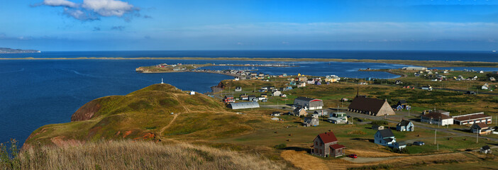 Beautiful view of Havre aubert in magdalein island