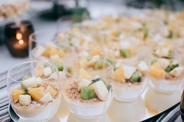 wedding dessert on the table