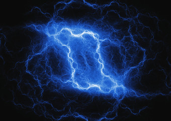 Bue plasma cloud, lightning storm
