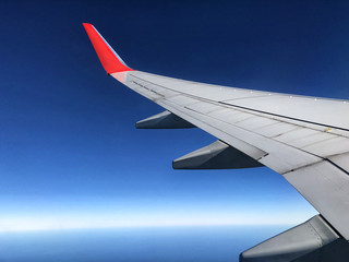 Obraz premium Airplane Wing
