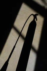 fire extinguisher shadow