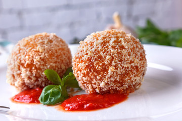 Classical Italian arancini