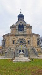 Fototapeta na wymiar Stone orthodox church