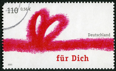 GERMANY - 2001: shows Red Ribbon, For You