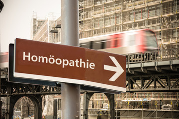 Schild 302 - Homöopathie