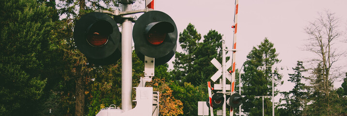 Rail crossing lights