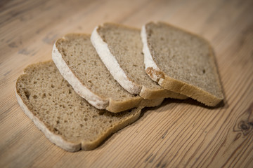 four slices of bread