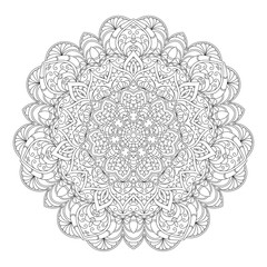 Hand drawn decorative mandala