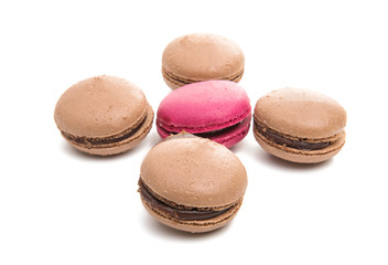 Chocolate macaron macaroon cookie dessert