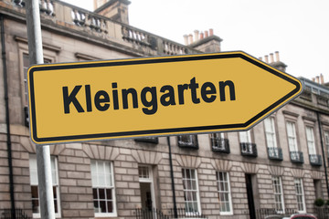 Schild 238 - Kleingarten